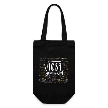 33e anniversaire racine carrée de 1089: 33 ans - Sac à bouteille - noir - Devant