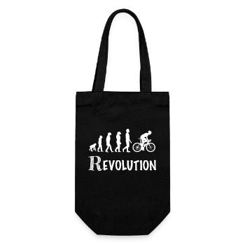 Revolution des Radrennsports - Geschenkbeutel für Flaschen - Schwarz - Vorne