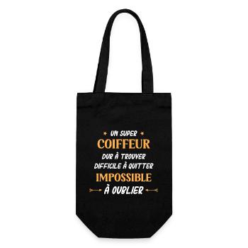 Super coiffeur - Sac à bouteille - noir - Devant