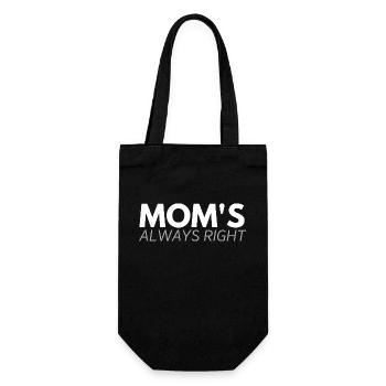 Maman a toujours raison - Sac à bouteille - noir - Devant