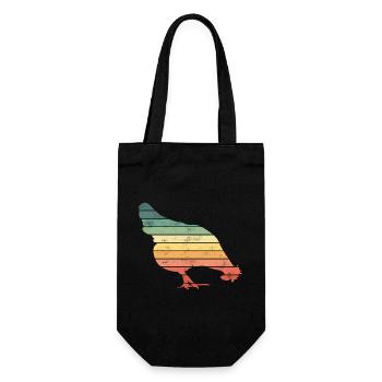 Chicken Chickens - Gift Bag for Bottles - black - Front