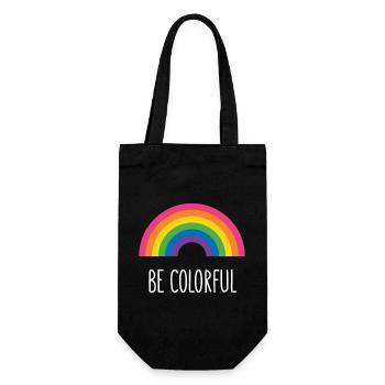 Pride Month LGBTQ - Be Colorful - Gift Bag for Bottles - black - Front