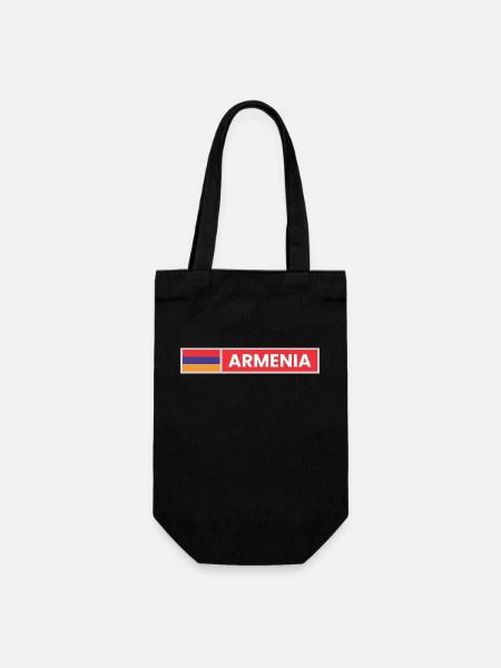 Drapeau de l’Arménie - Sac à bouteille - noir