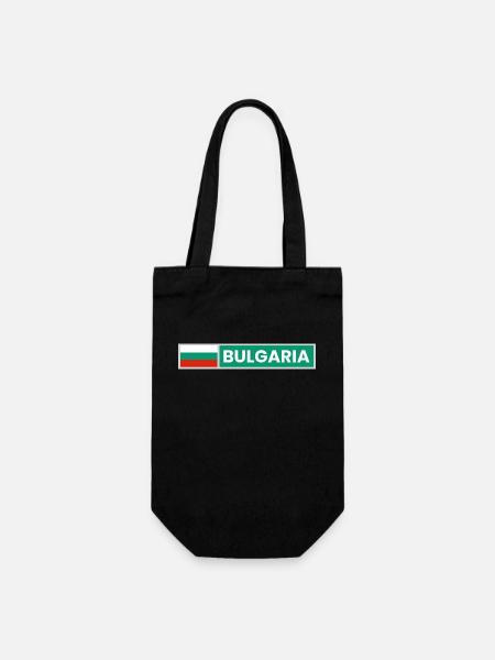 Drapeau de la Bulgarie - Sac à bouteille - noir