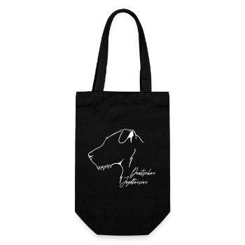 Profil de Terrier de Chasse Allemand Chiens Chien Wilsigns - Sac à bouteille - noir - Devant