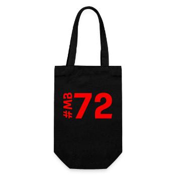 MB72-KARTON - Geschenkbeutel für Flaschen - Schwarz - Vorne