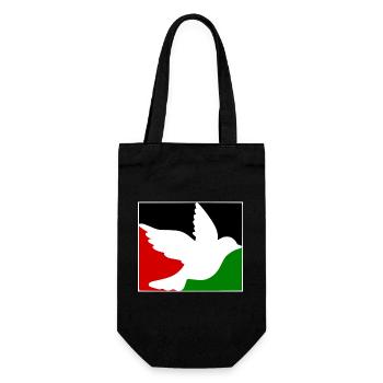 Free palestine - Sac à bouteille - noir - Devant