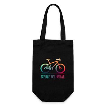 Explorez Ride Repeat - un projet pour le cycliste - Sac à bouteille - noir - Devant