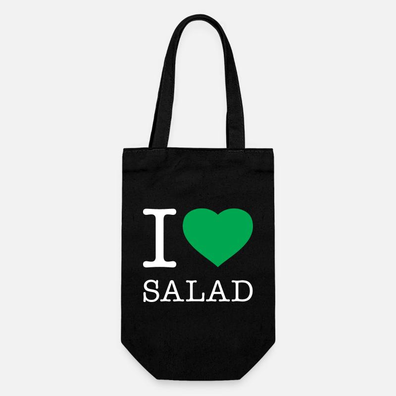 J’ADORE LA SALADE - Sac à bouteille - noir