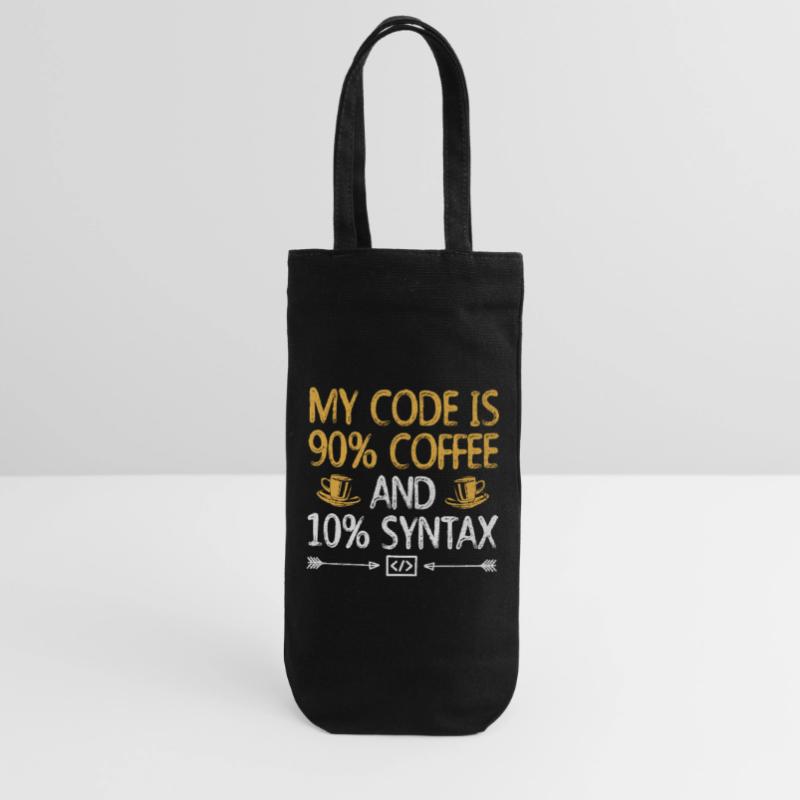 Coffee Coding Programmer Coder Developer Nerd Coff Gift Bag for Bottles