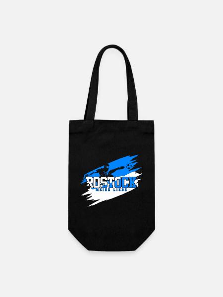 Rostock Fussball Norden Meine Liebe - Geschenkbeutel für Flaschen - Schwarz