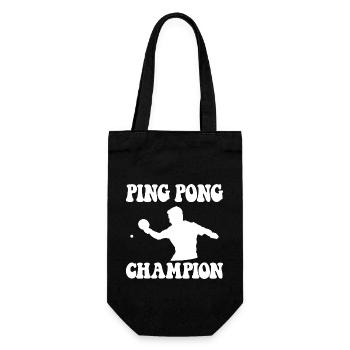Ping Pong Champion Design Tennis de table et - Sac à bouteille - noir - Devant