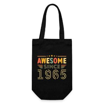 Millésime Légende 1965 Cadeau de 1965 - Né en 1965 - Sac à bouteille - noir - Devant