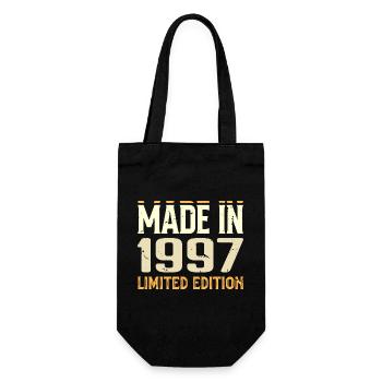Awesome 1997 Anniversary Gift From 1997 Retro - Gift Bag for Bottles - black - Front