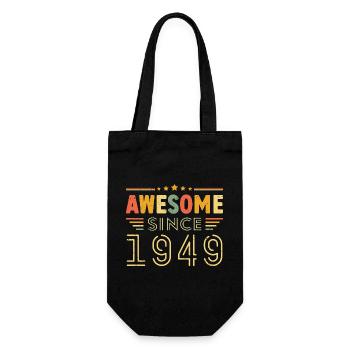 Millésime Légende 1949 Cadeau de 1949 - Né en 1949 - Sac à bouteille - noir - Devant