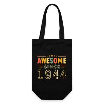 Millésime Légende 1944 Cadeau de 1944 - Né en 1944 - Sac à bouteille - noir - Devant