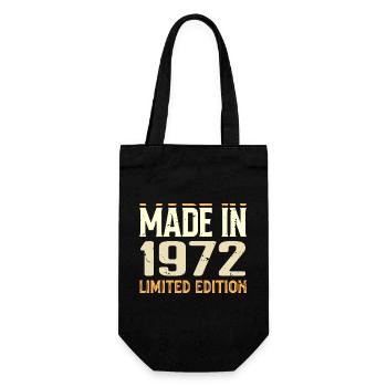 Cadeau Anniversaire 1972 Génial Depuis 1972 Retro - Sac à bouteille - noir - Devant