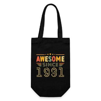 Millésime Légende 1981 Cadeau de 1981 - Né en 1981 - Sac à bouteille - noir - Devant