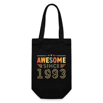 Millésime Légende 1983 Cadeau de 1983 - Né en 1983 - Sac à bouteille - noir - Devant