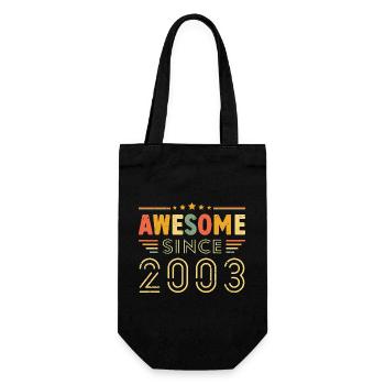 Millésime Légende 2003 Cadeau de 2003 - Né en 2003 - Sac à bouteille - noir - Devant