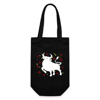 Couleur Taureau - Sac à bouteille - noir - Devant