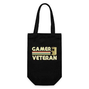 Erfahrener Gamer - Geschenkbeutel für Flaschen - Schwarz - Vorne