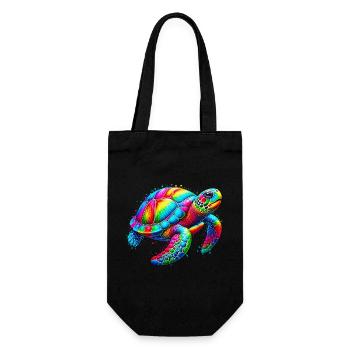 Tortue - Sac à bouteille - noir - Devant