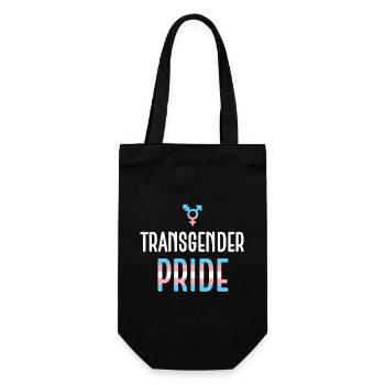 Mois de la fierté LGBTQ - Fierté transgenre - Sac à bouteille - noir - Devant