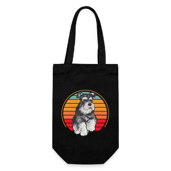 Schnauzer nain Chien Schnauzer - Sac à bouteille - noir - Devant