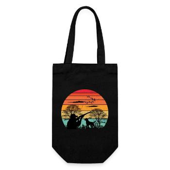 Hunt Ready - Vêtements de chasse au design rétro - Sac à bouteille - noir - Devant