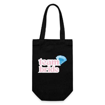 team bride - Geschenkbeutel für Flaschen - Schwarz - Vorne