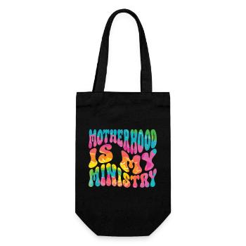 La maternité est mon ministère - Sac à bouteille - noir - Devant