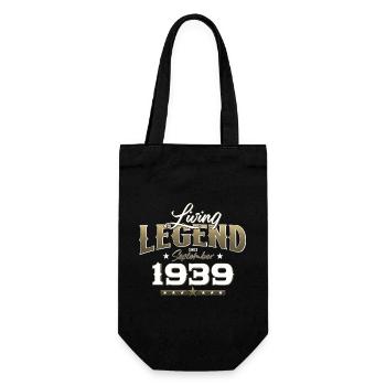 85e anniversaire Légende Septembre 1939 Né 39 - Sac à bouteille - noir - Devant