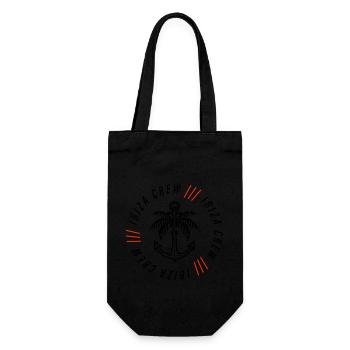 Ibiza Crew Anchor Palm Tree - Gift Bag for Bottles - black - Front