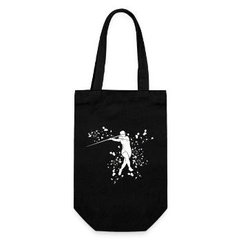 Javelin Throw Colorsplash Javelin Throw - Gift Bag for Bottles - black - Front