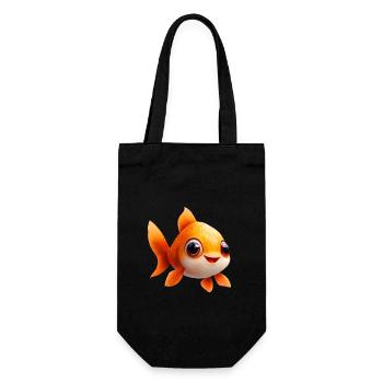 Comme un poisson dans l'eau - Sac à bouteille - noir - Devant