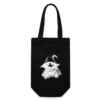 Halloween entité démoniaque - Sac à bouteille - noir - Devant
