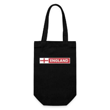 England National Flag - Gift Bag for Bottles - black - Front