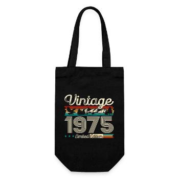 50ème Anniversaire Original Vintage 1975 Vintage 75 - Sac à bouteille - noir - Devant
