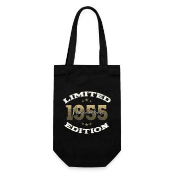 70th Birthday Original November 1955 Volume 55 - Gift Bag for Bottles - black - Front