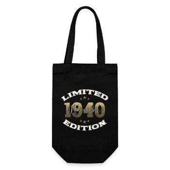 85th Birthday Original November 1940 Volume 40 - Gift Bag for Bottles - black - Front