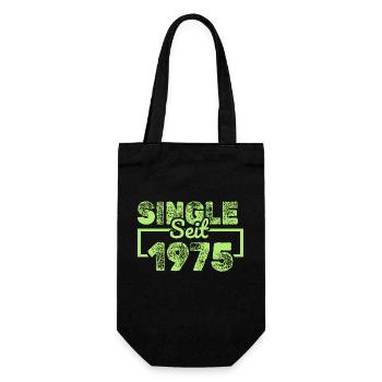 seit 1975 - Geschenkbeutel für Flaschen - Schwarz - Vorne