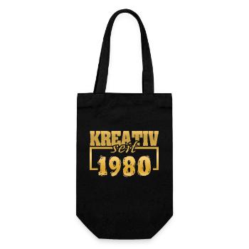 Web designer 1980 - Gift Bag for Bottles - black - Front