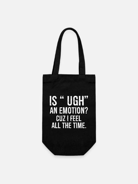 c’est une émotion parce que je me sens drôle chemise - Sac à bouteille - noir