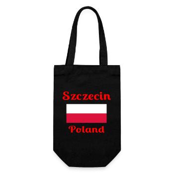 Szczecin Pologne - Imprimés élégants - Sac à bouteille - noir - Devant