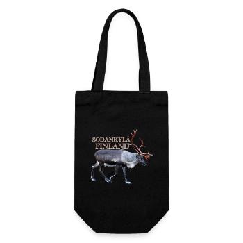 Sodankyla - Gift Bag for Bottles - black - Front