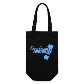 Andreas as Lustig - Gift Bag for Bottles - black - Front