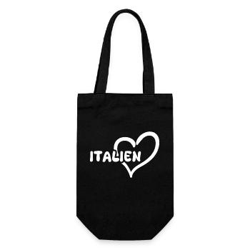 Italy Italy - Gift Bag for Bottles - black - Front