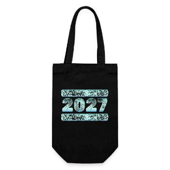 2027 - Gift Bag for Bottles - black - Front