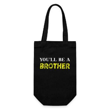 Vous serez un frère idée cadeau frère enceinte - Sac à bouteille - noir - Devant